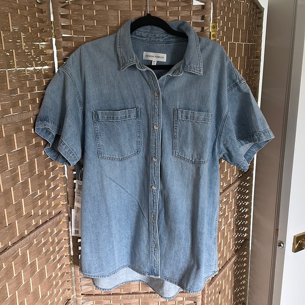 ARITZIA Denim Forum Shortsleeve